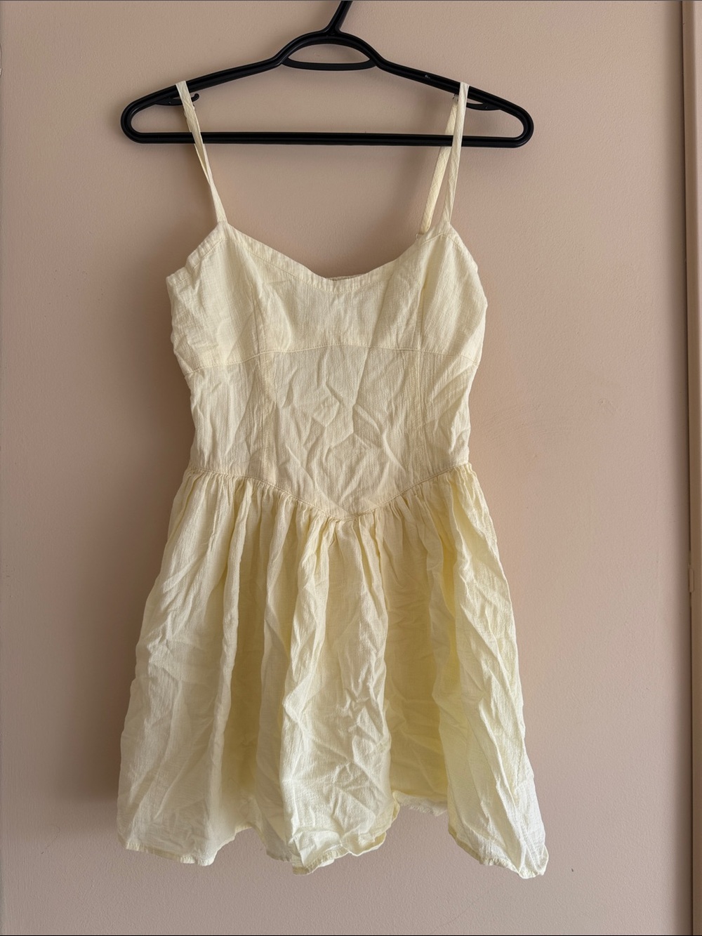 Ciao Lucia Pale Yellow Dress size S